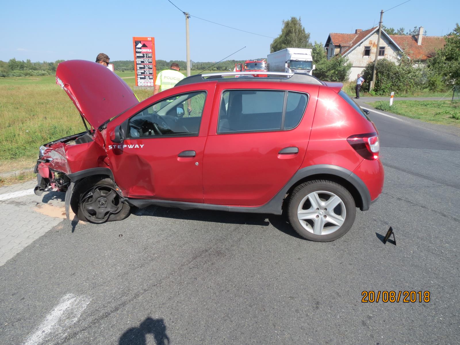Havárie - Klenčí pod Čerchovem - 20.08.2018