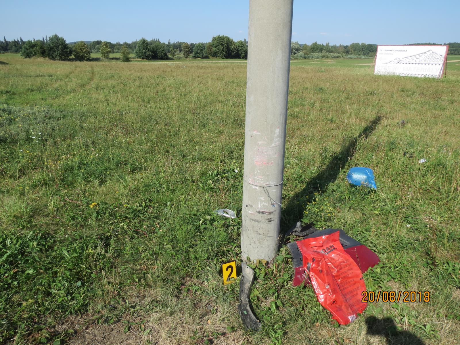Havárie - Klenčí pod Čerchovem - 20.08.2018