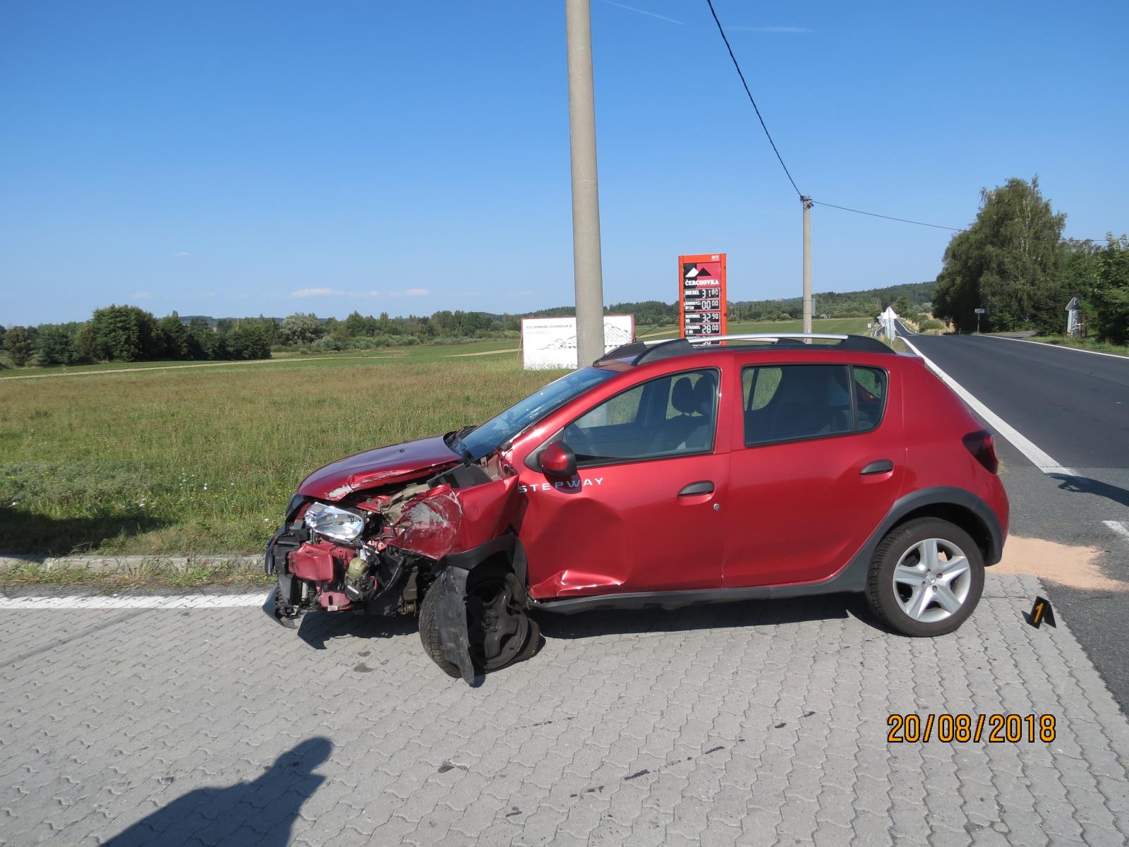 Havárie - Klenčí pod Čerchovem - 20.08.2018