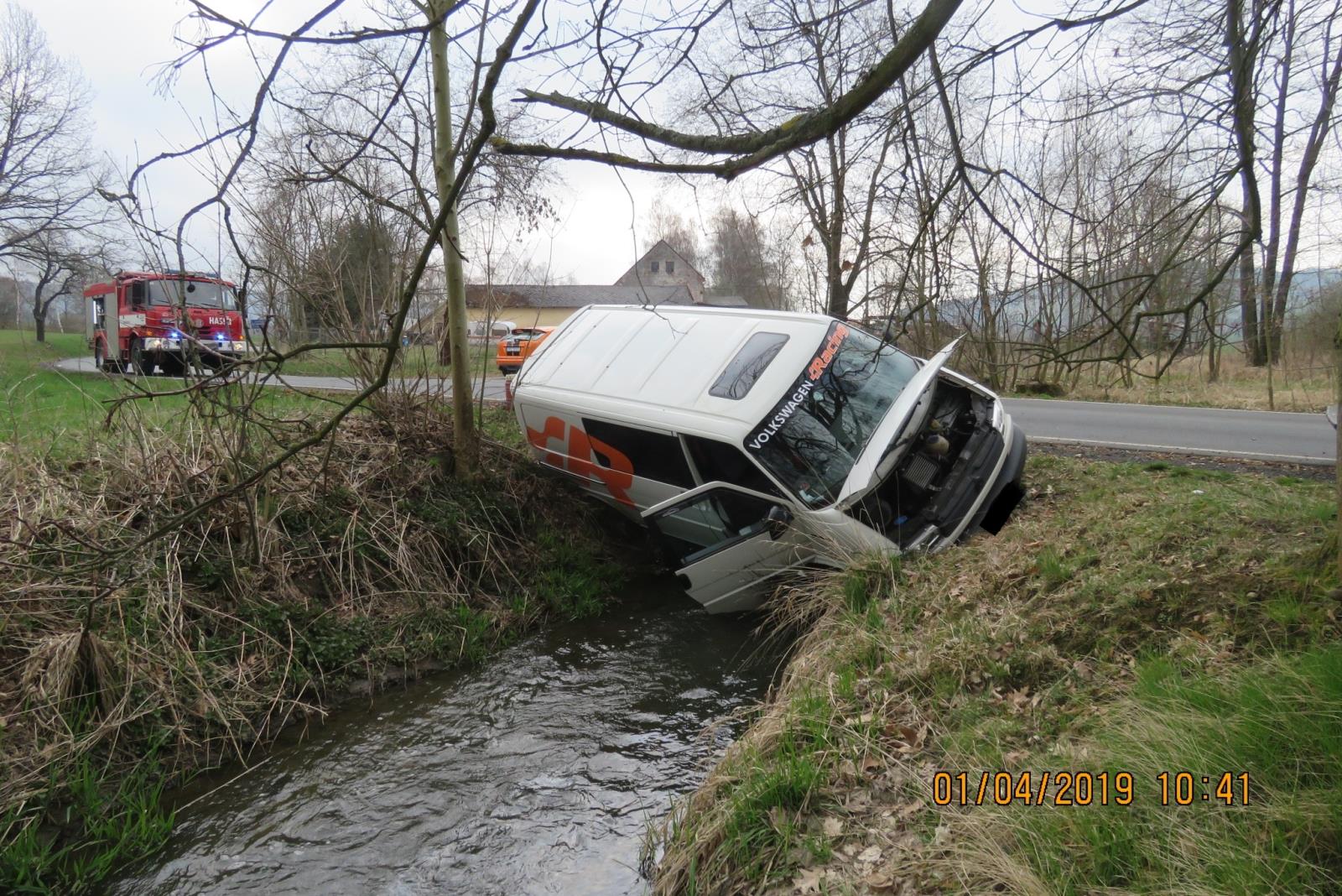 Havárie - Kout na Šumavě - 01.04.2019