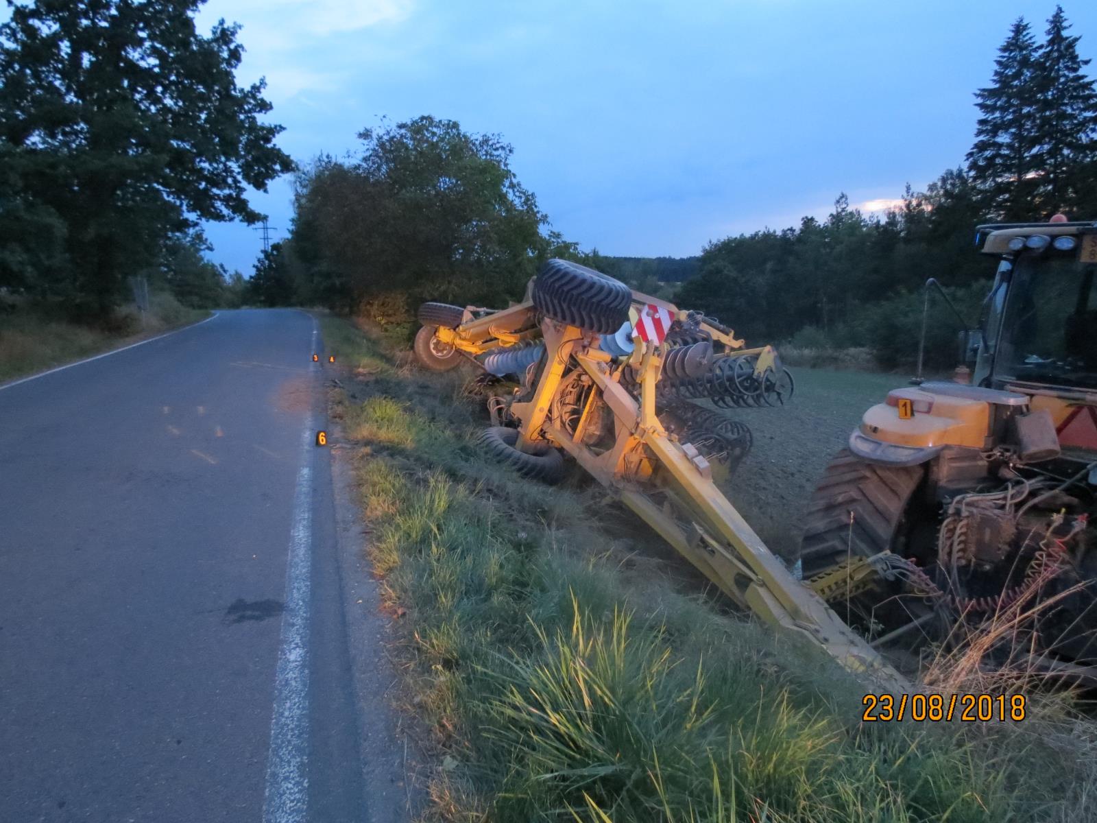 Havárie - Osvračín - 23.08.2018