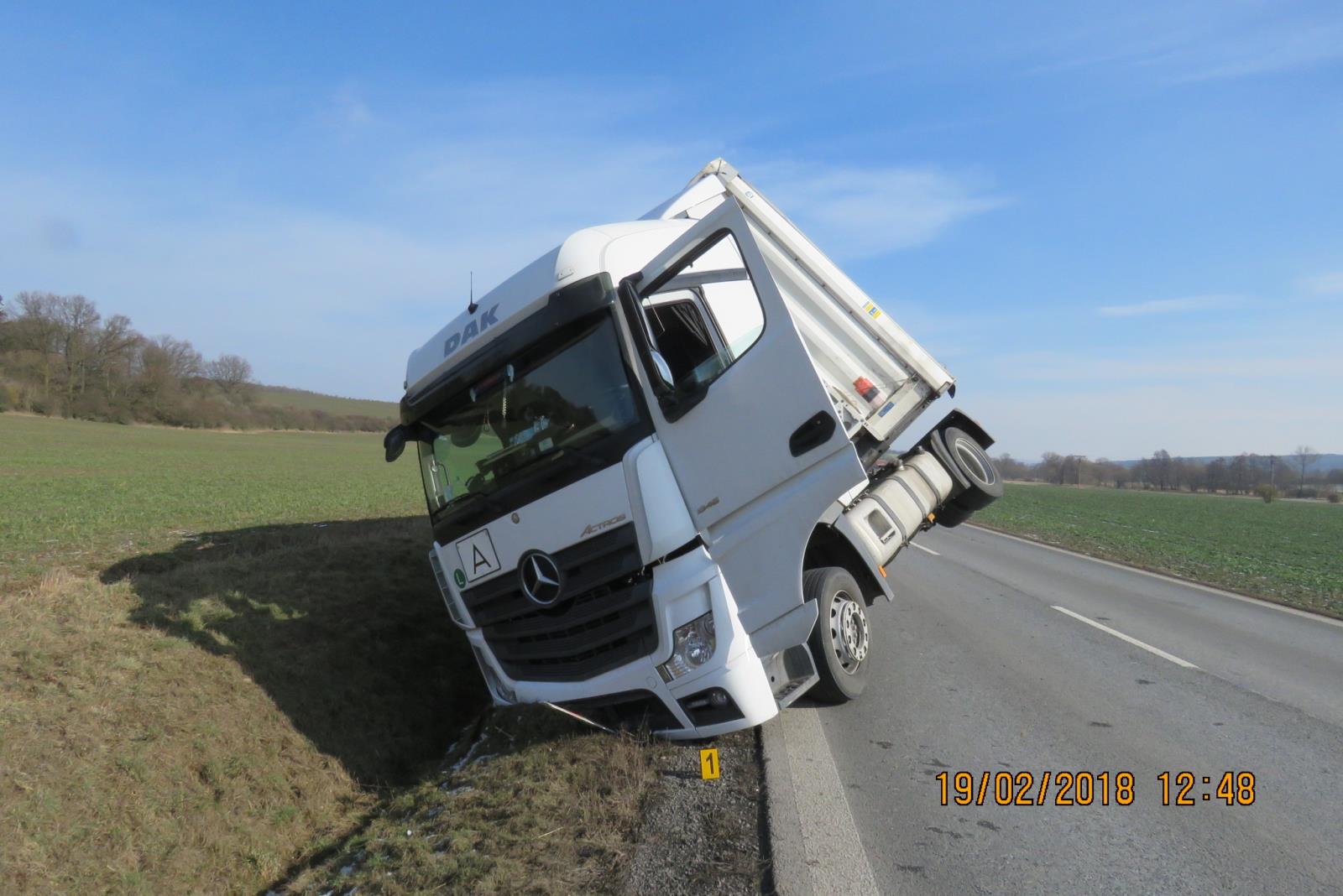 Havárie - Semošice - 20.02.2018