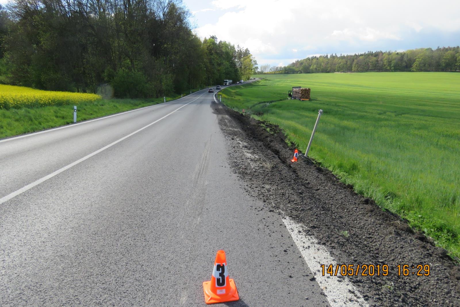 Havárie - Spáňov - 15.05.2019