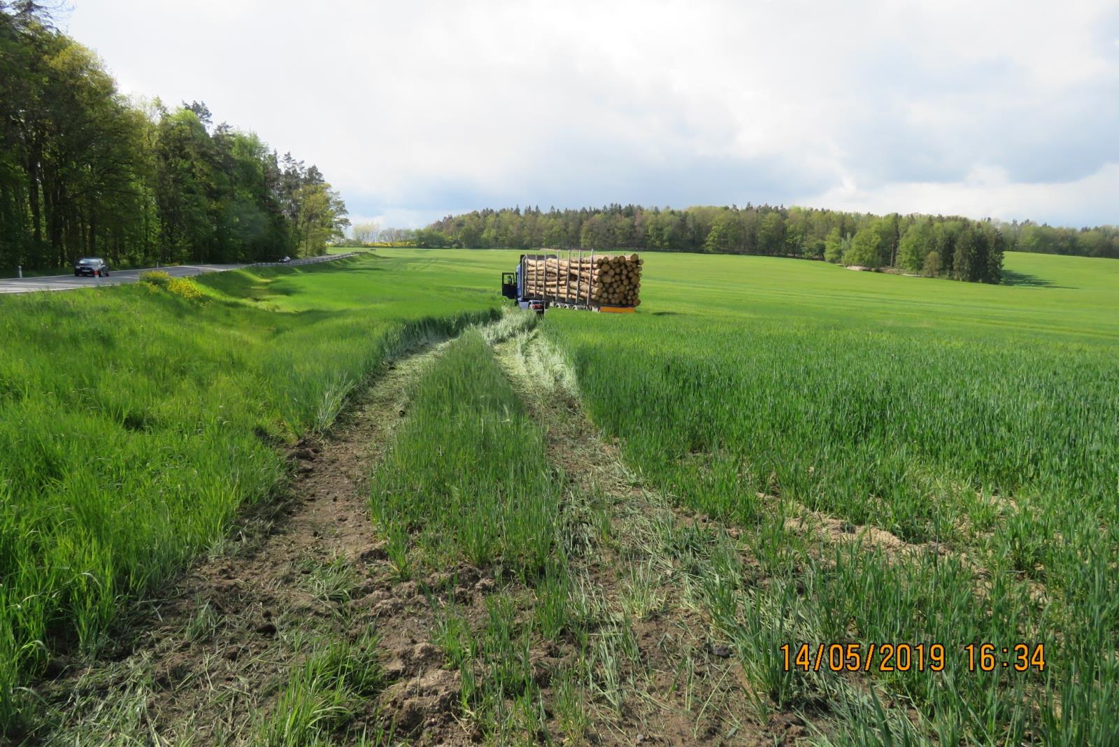 Havárie - Spáňov - 15.05.2019