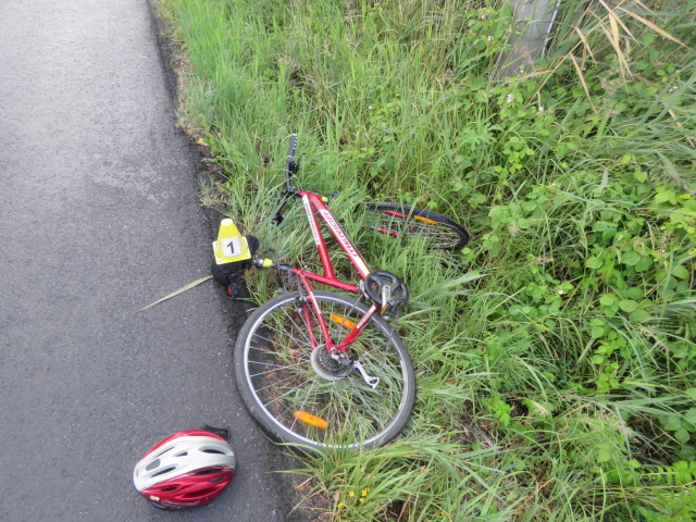 Havárie cyklistky