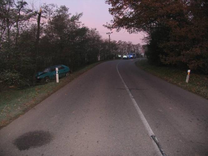 Havárie u obce Plaveč (1)