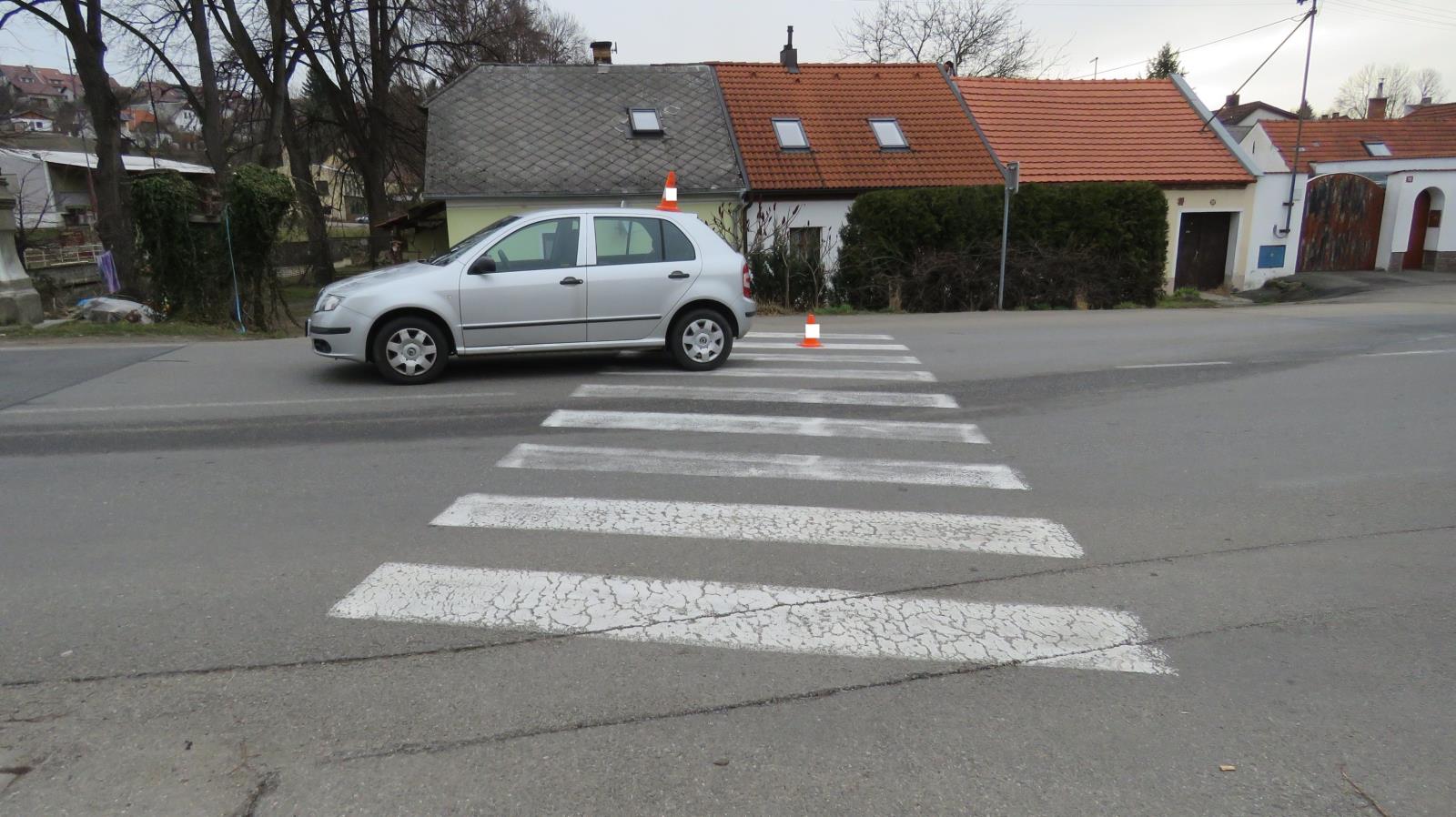Husinec - přechod pro chodce
