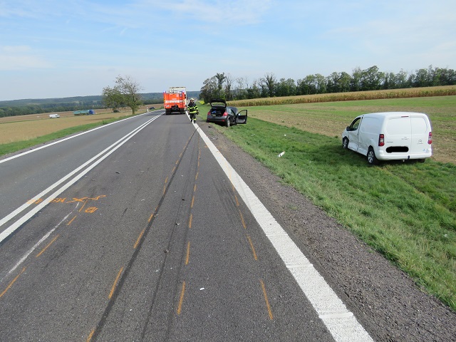 I/53 u obce Práče