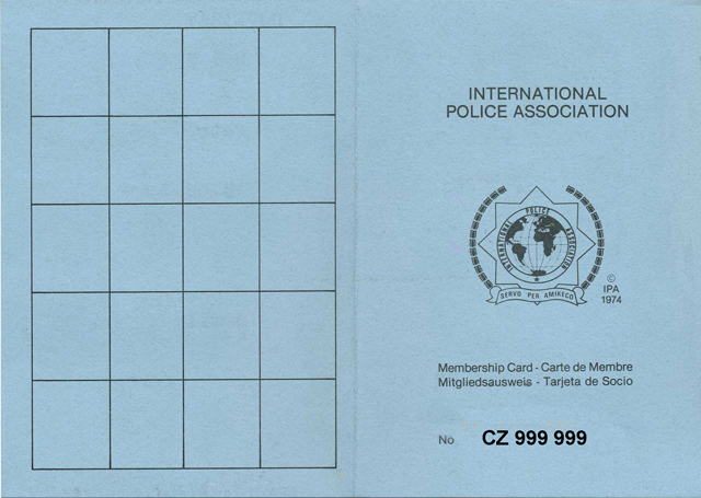 IPA sekce ČR - (0002) Průkaz - front