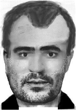 Identikit podezřelého muže