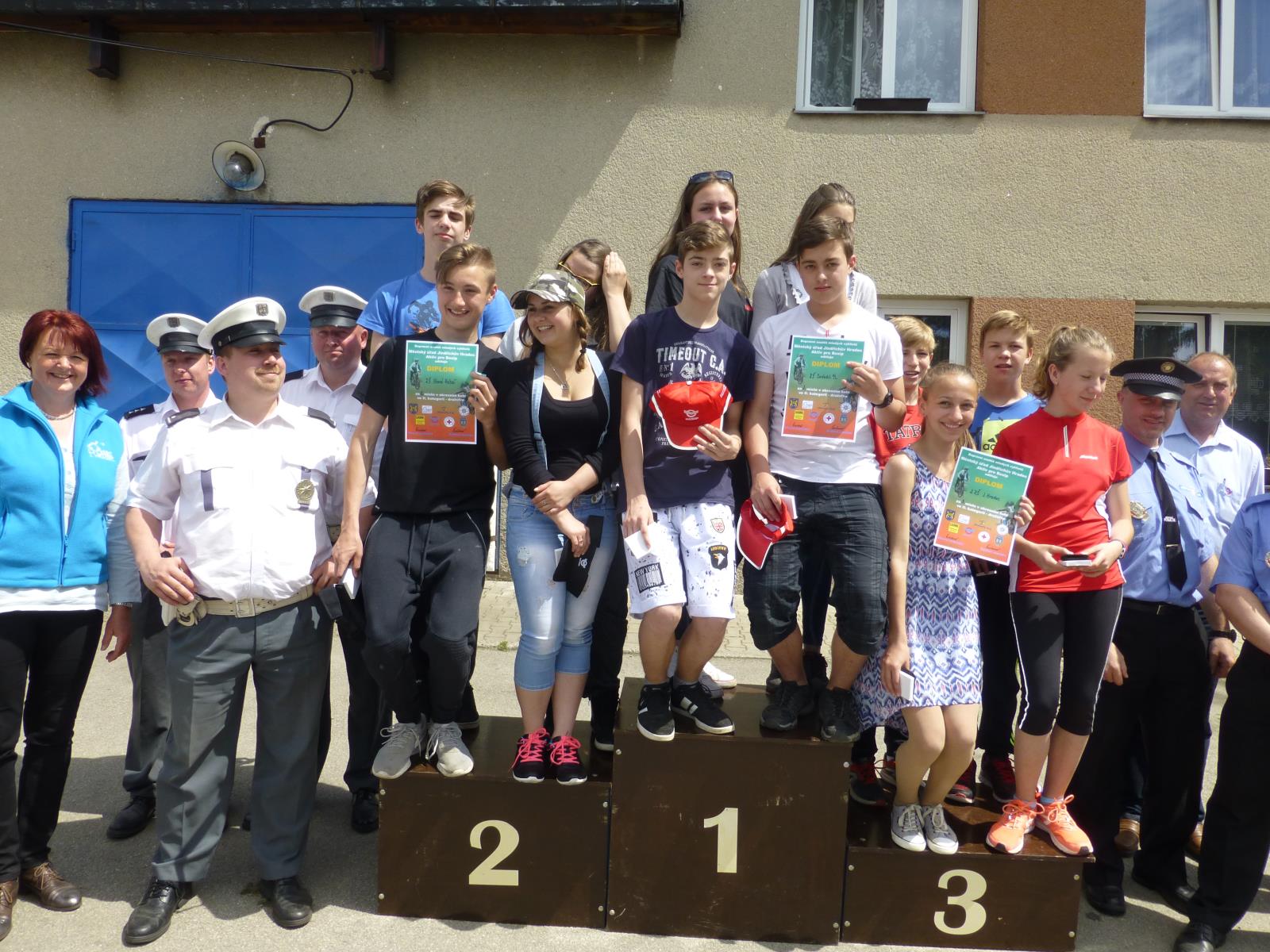 J.Hradec - Okresní kolo soutěže mladých cyklistů.JPG