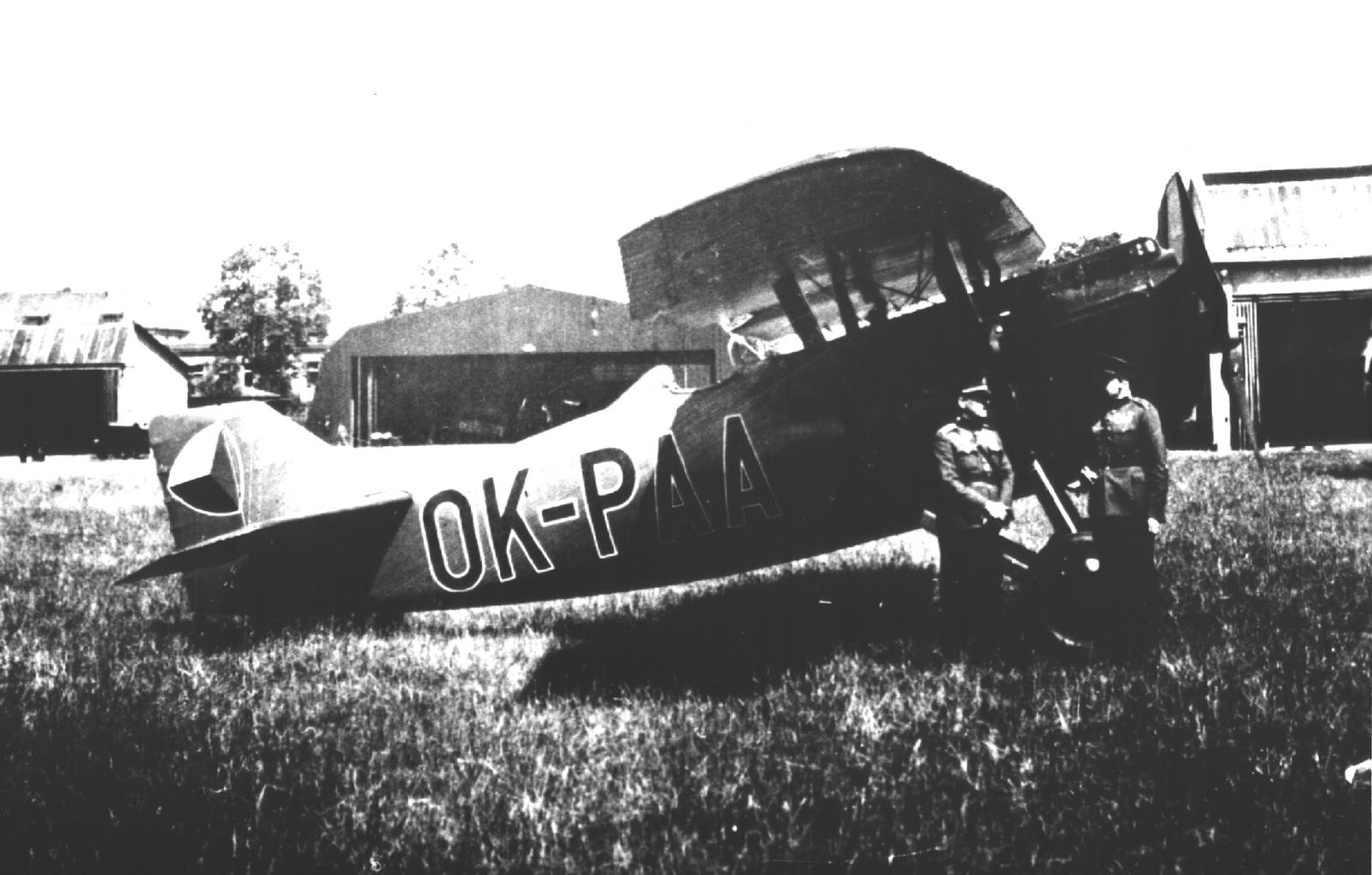 Jeden z prvních letounů - Škoda D-1