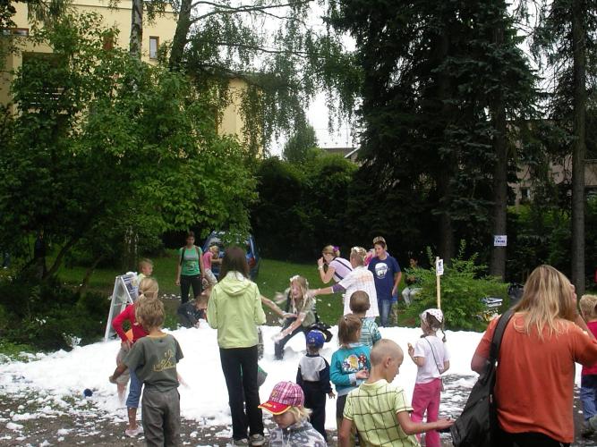 Jiné aktivity - koupání v pěně