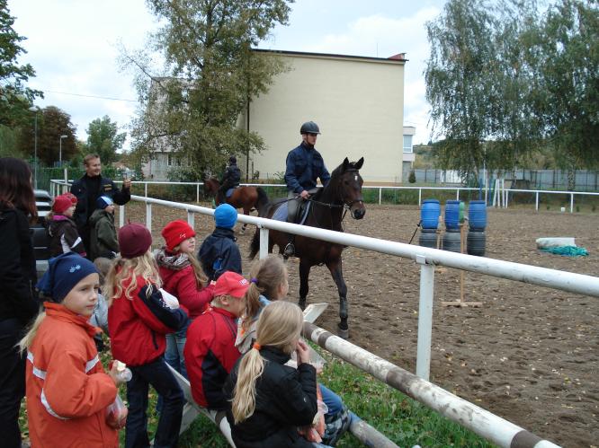 Jízdní policie-ukázka