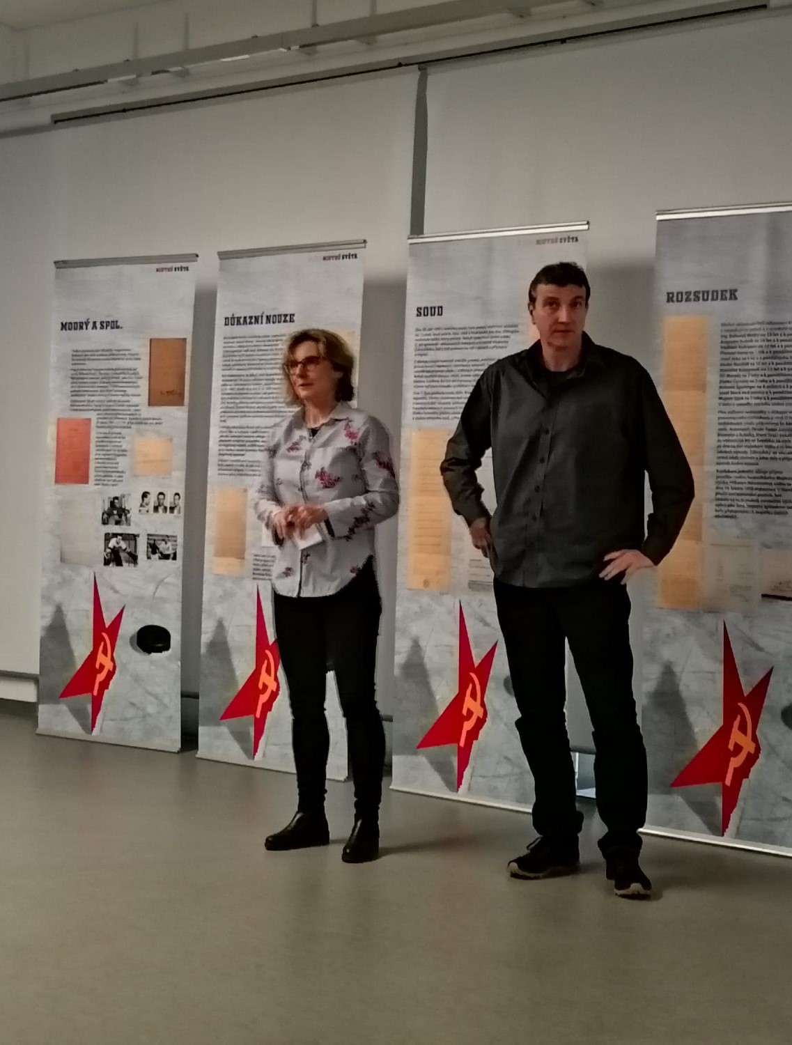 Josef Mareš s organizátorkou akce.jpg