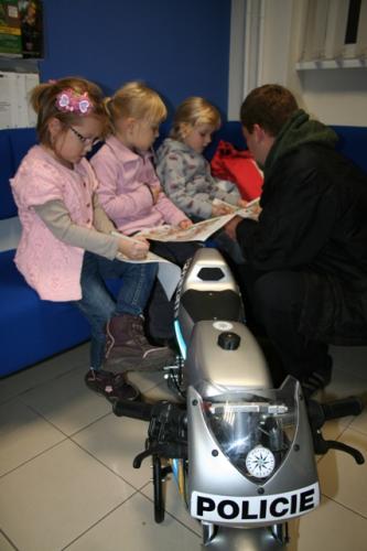 K vidění byl i minibike v policiejním provedení.JPG