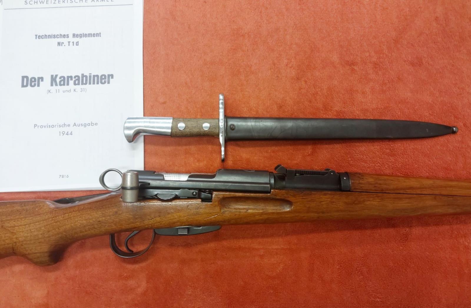 Karabiner Modell 1931 včetně bodáku