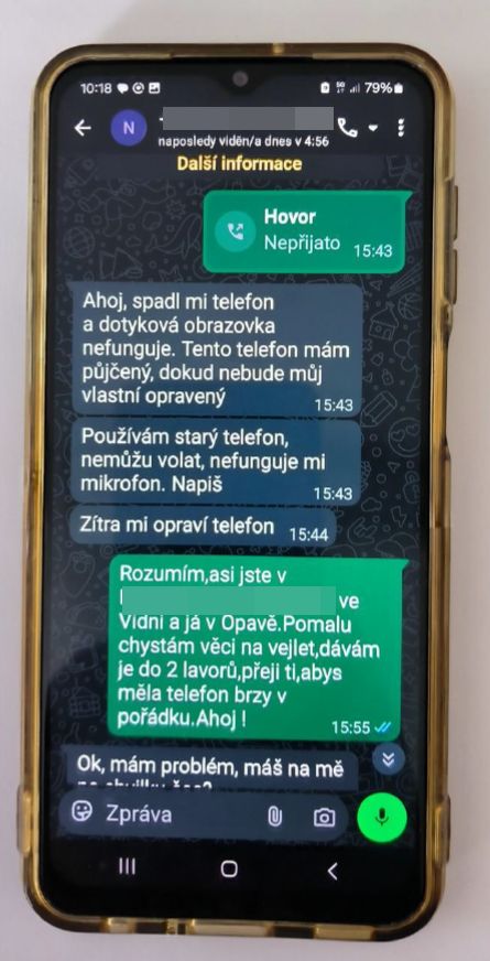 Komunikace s pachatelem