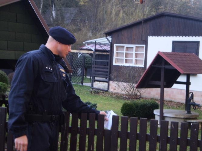 Kontrola a ponechání preventivního letáku