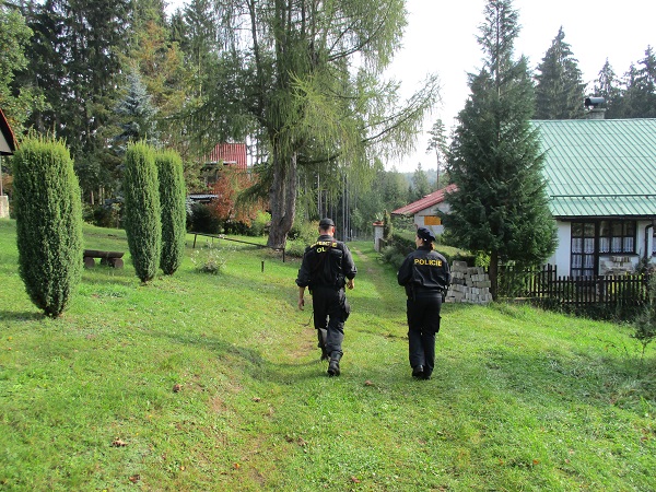 Kontrola chatové oblasti Pecka ze dne 27. září 2017