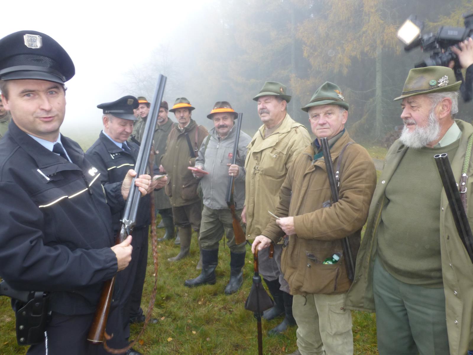 Kontrola honu na Novobystřicku dne 3.11.2018