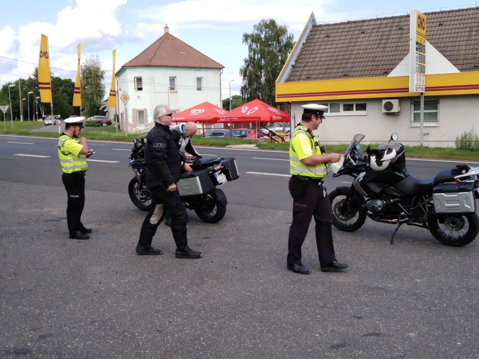 Kontrola motocyklů
