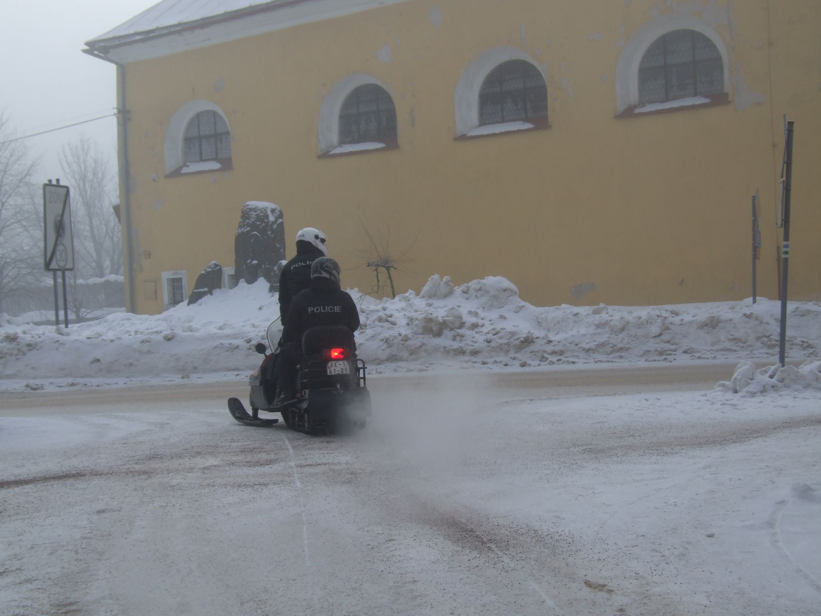 Kontrola na skútru