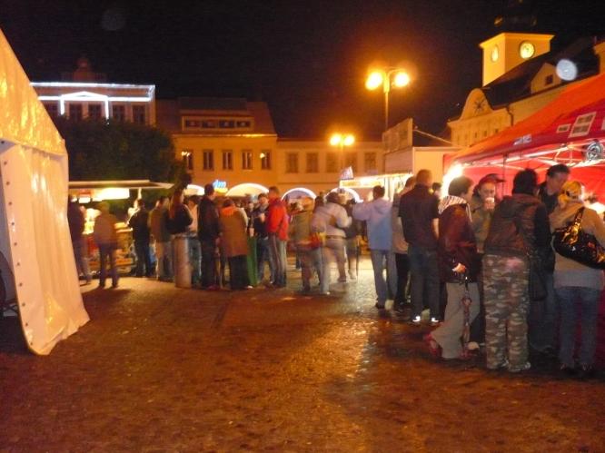 Kontrola na ústeckém náměstí
