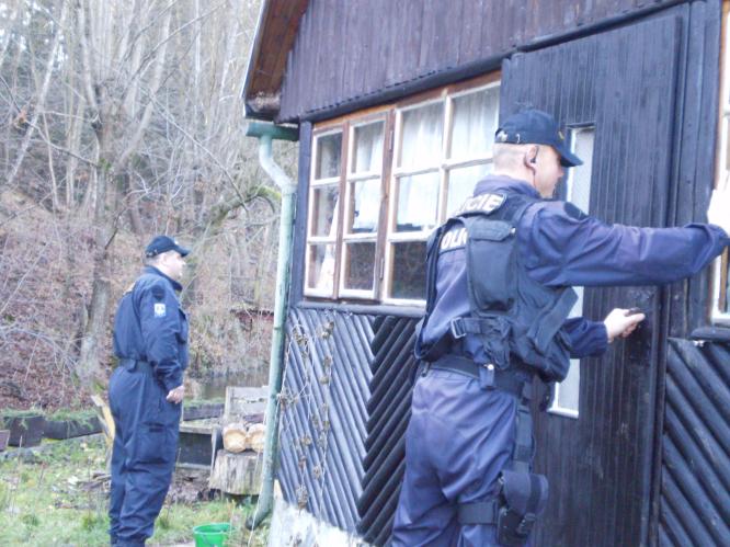 Kontrola v chatové oblasti Roučmídův mlýn
