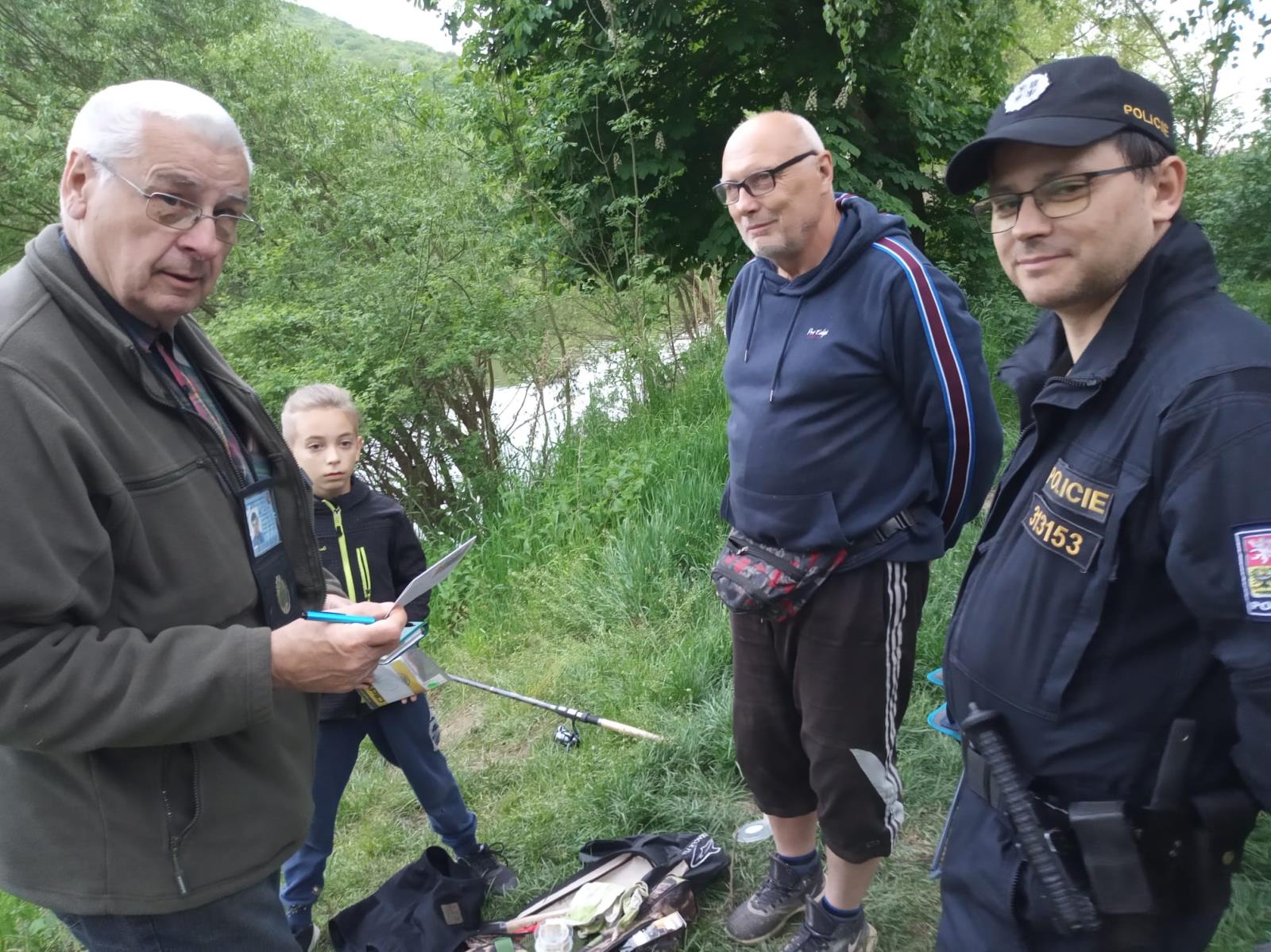 Kontroly rybářů na Berounsku
