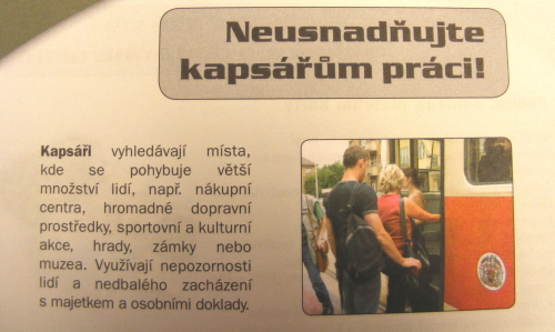 Krádeže - MHD
