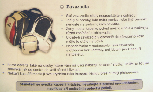 Krádeže - zavazadla