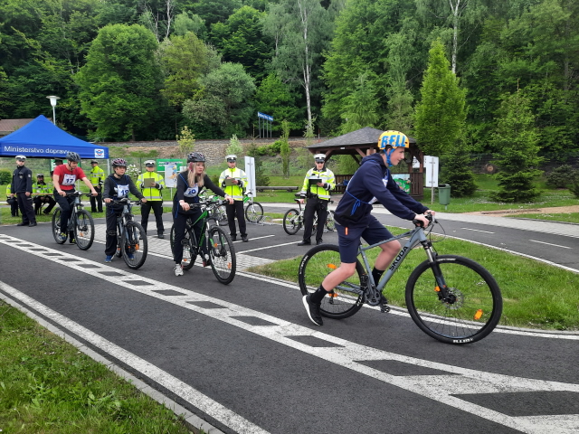 Krajské kolo Mladý cyklista