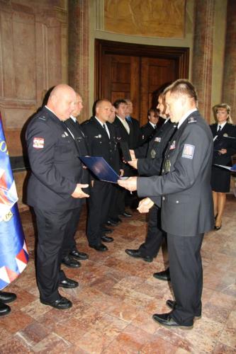 Medaile PČR - Sál předků znojemského hradu (10)