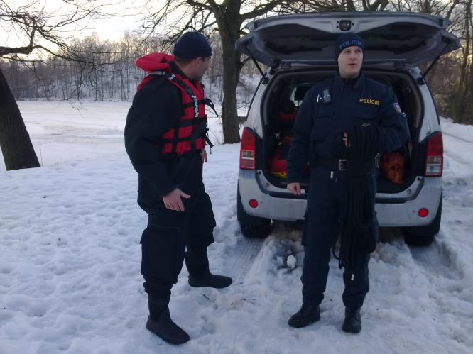 Měření ledu Chlumec -1