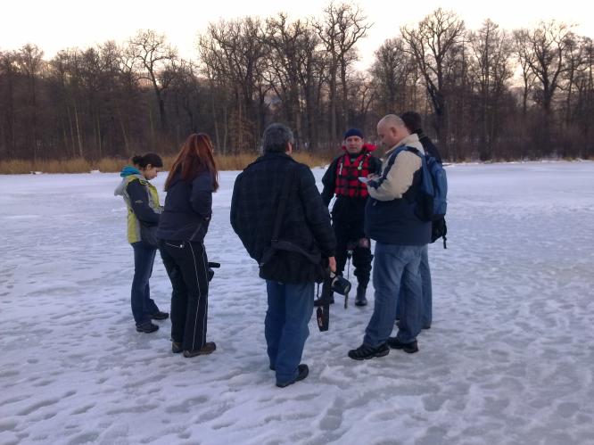 Měření ledu Chlumec -13