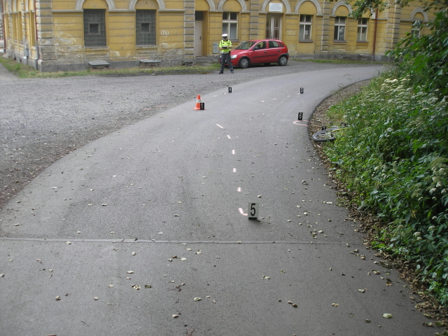 Místo dopravní nehody - Dasnice