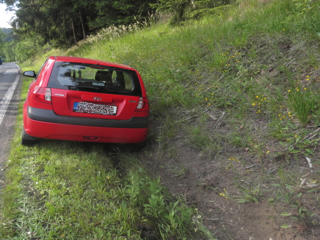 Místo dopravní nehody II/210