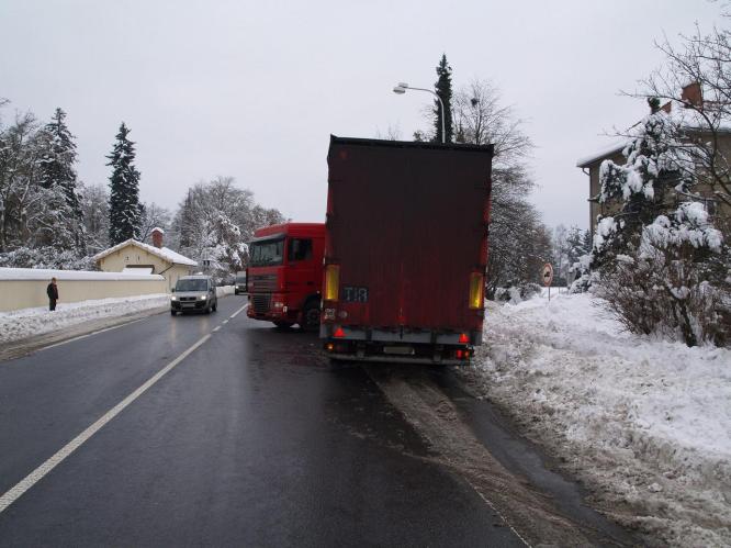 Místo dopravní nehody Kostelec nad Orlicí