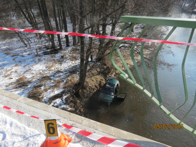 Místo dopravní nehody - Sokolov