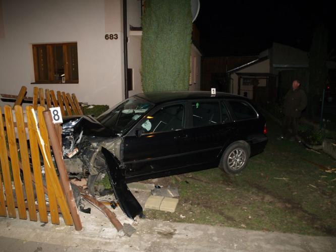 Místo dopravní nehody Týniště nad Orlicí