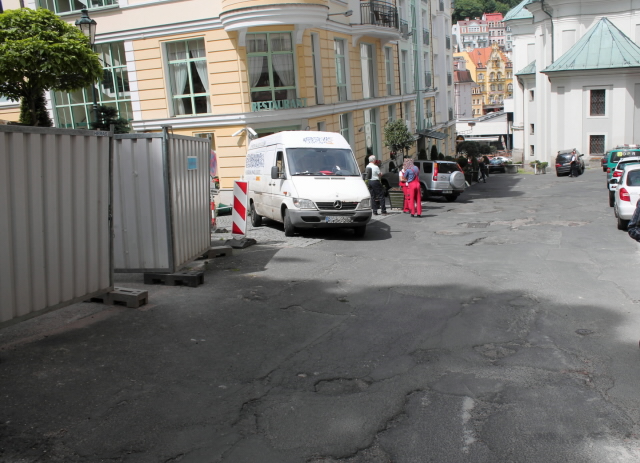 Místo dopravní nehody.