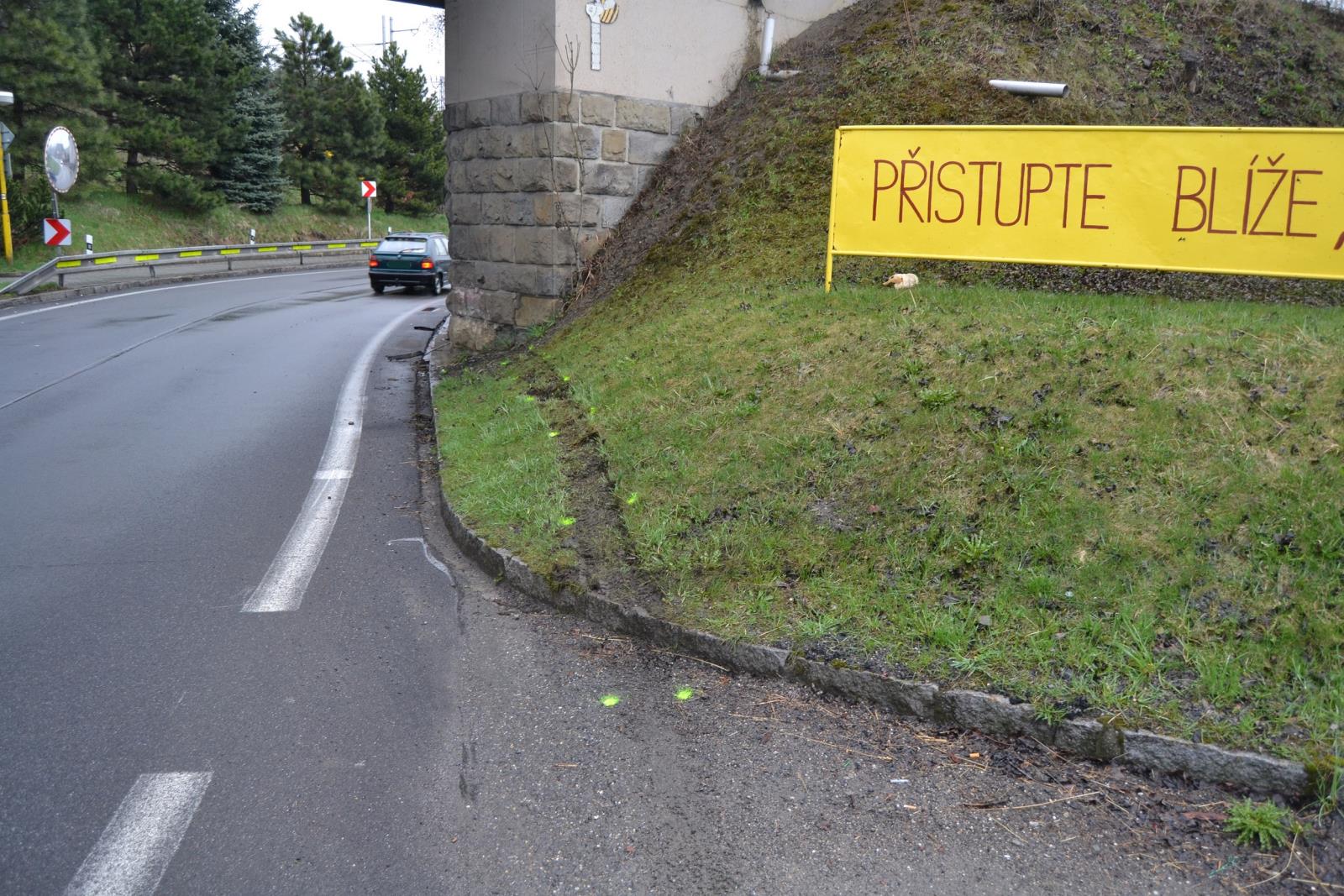Místo havárie