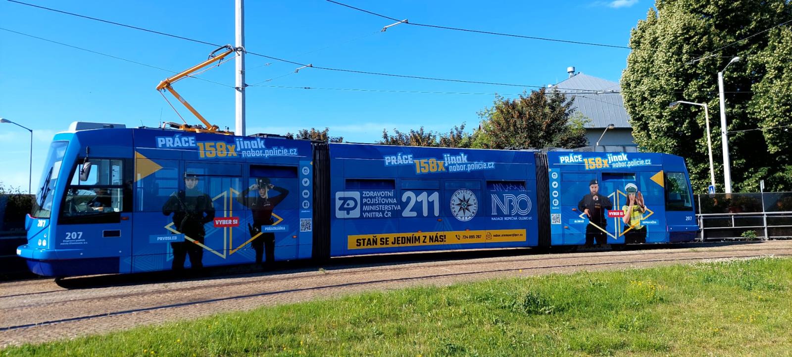 Náborová tramvaj v Olomouci