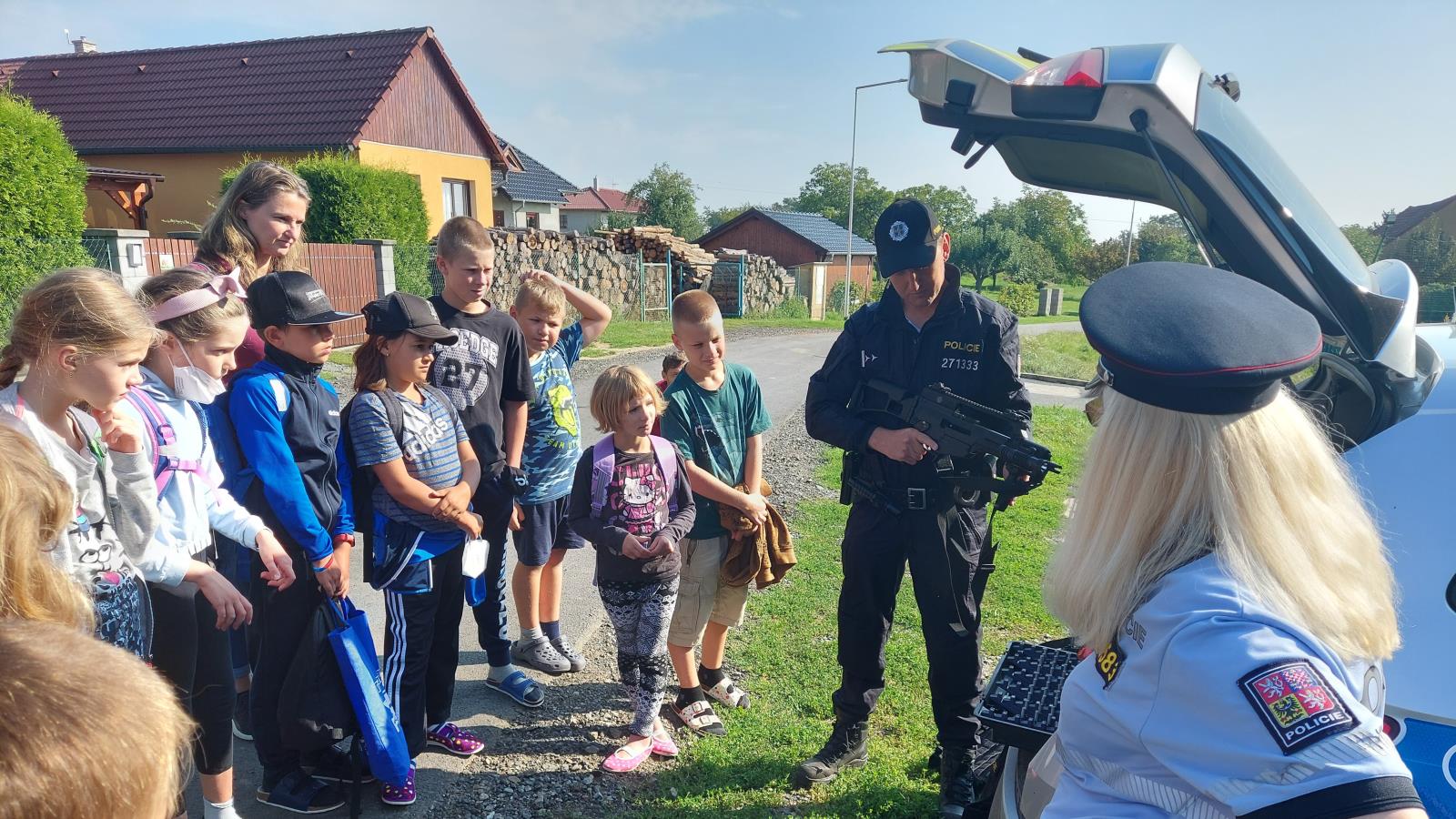 Nácvik evakuace ZŠ Kožlany