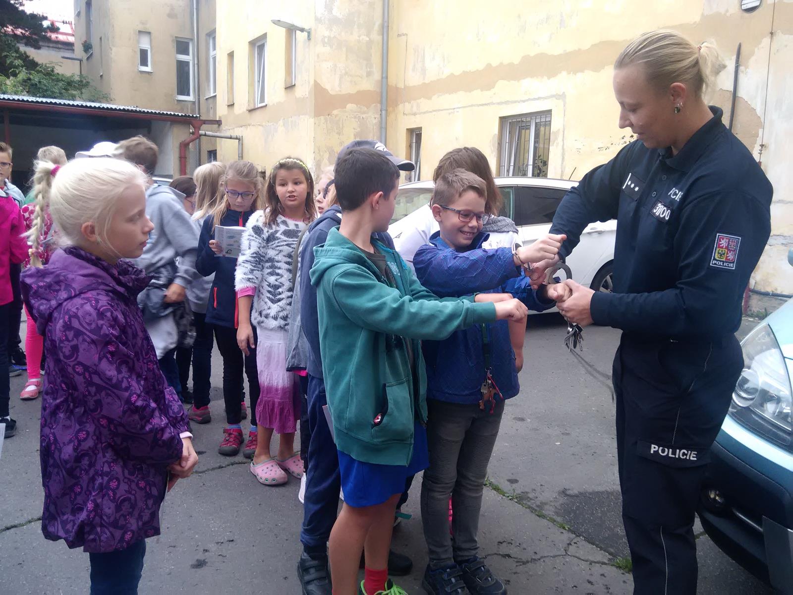 Návštěva na policejní služebně v Kladně