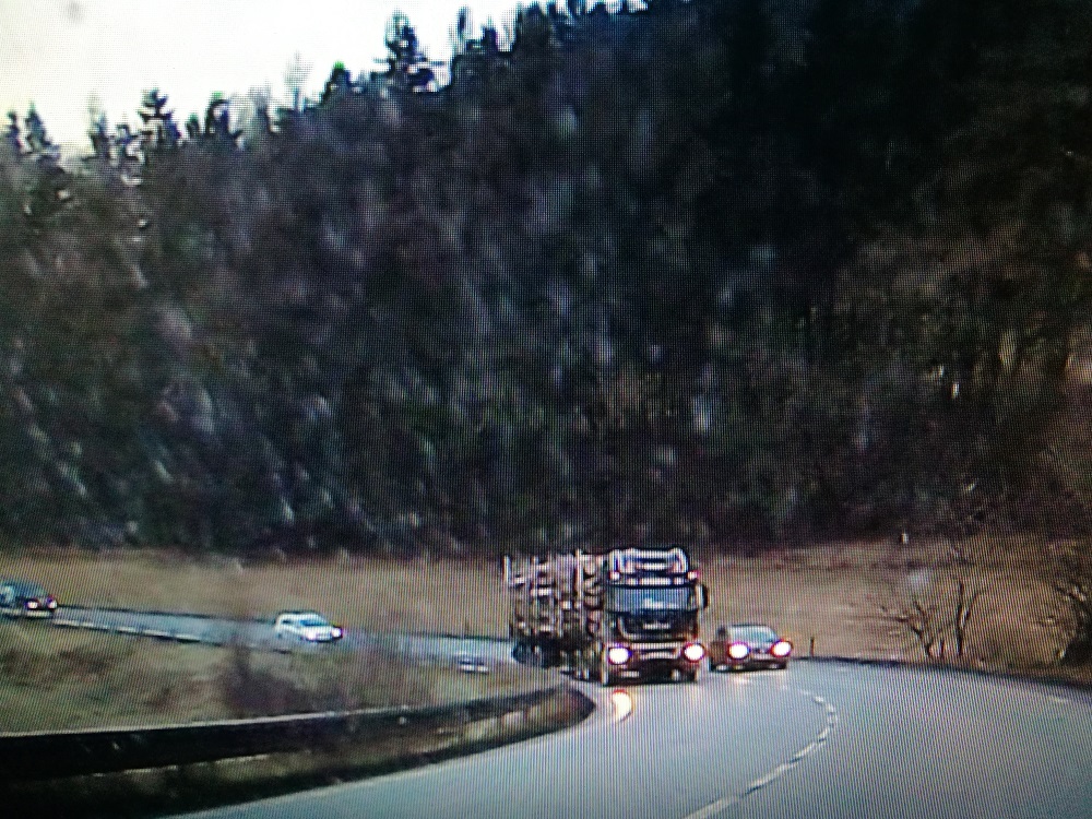 Nebezpečné předjíždění u Vidochova ze dne 20. 01. 2020