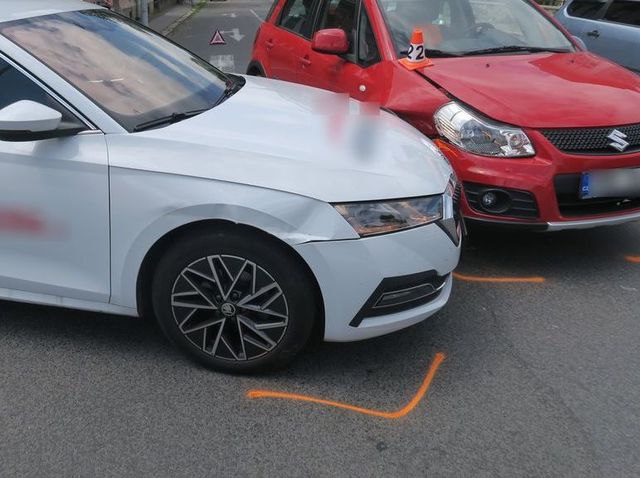 Nehoda autoškoly v Šumperku