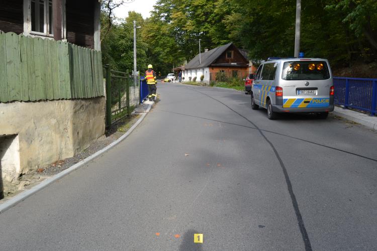 Nehoda motorkáře (1)