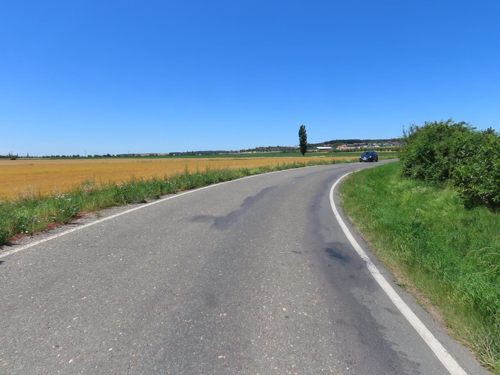 Nehoda motorkáře u Urbanic